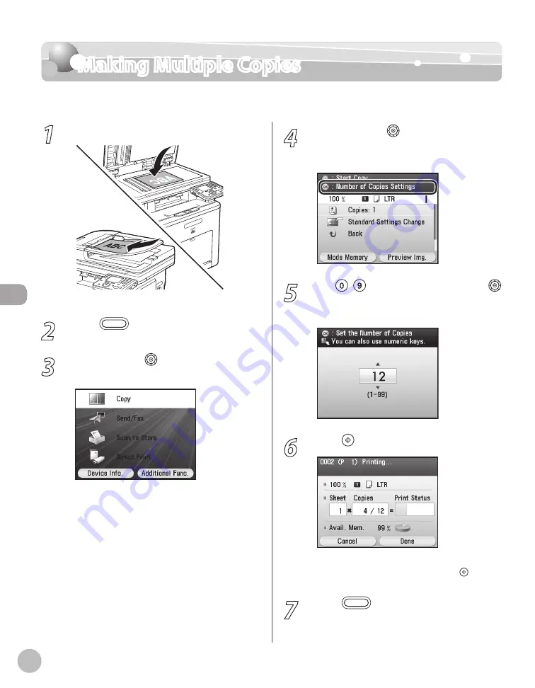 Canon Color imageCLASS MF9220Cdn Basic Operation Manual Download Page 209