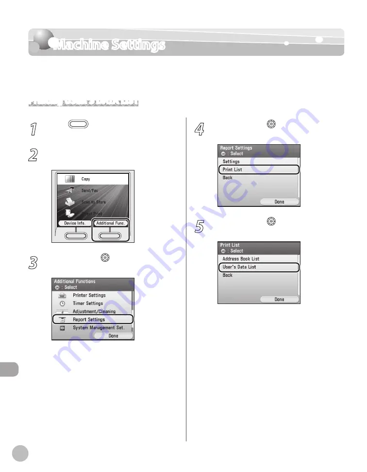 Canon Color imageCLASS MF9220Cdn Скачать руководство пользователя страница 505