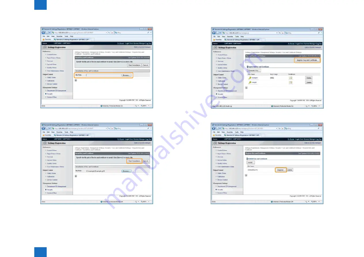 Canon Color imageRUNNER LBP5280 Service Manual Download Page 46