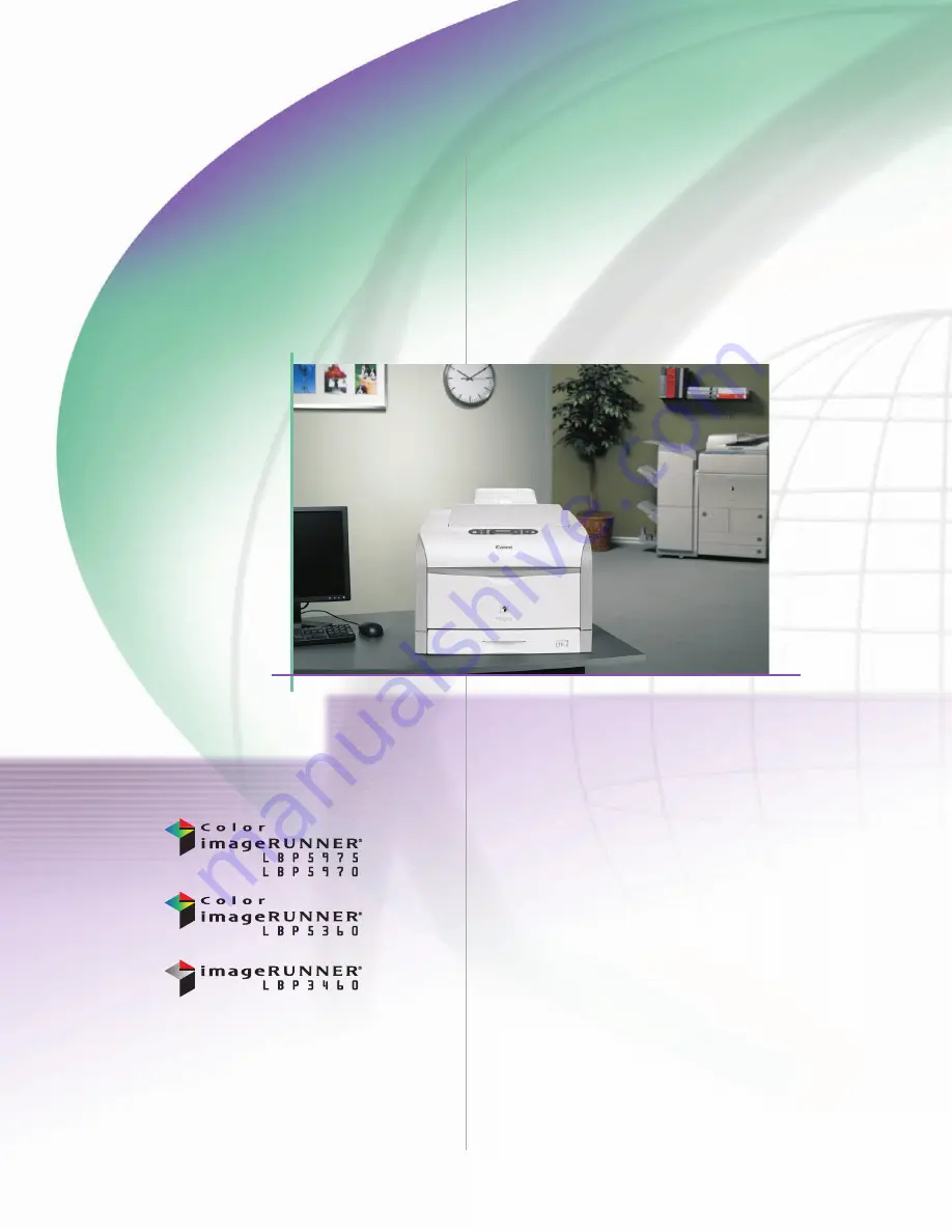 Canon Color imageRUNNER LBP5360 Brochure & Specs Download Page 2