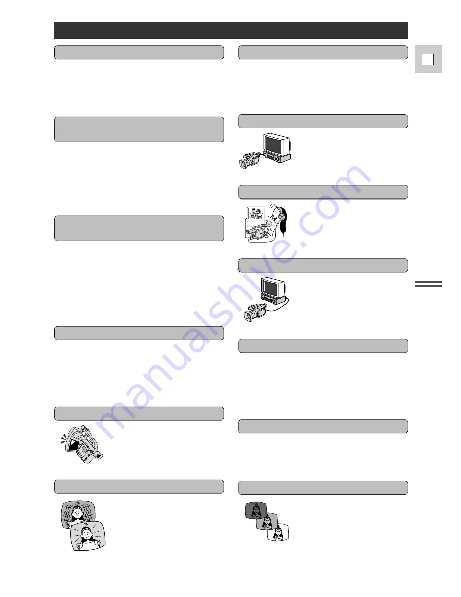 Canon D17-3712-251 - GL1 Camcorder - 270 KP Instruction Manual Download Page 7