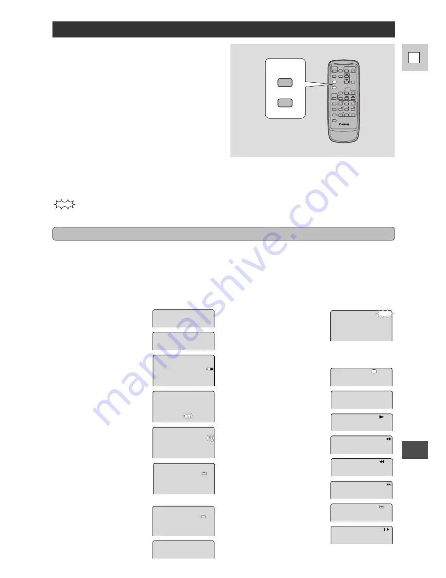 Canon D17-3712-251 - GL1 Camcorder - 270 KP Instruction Manual Download Page 95