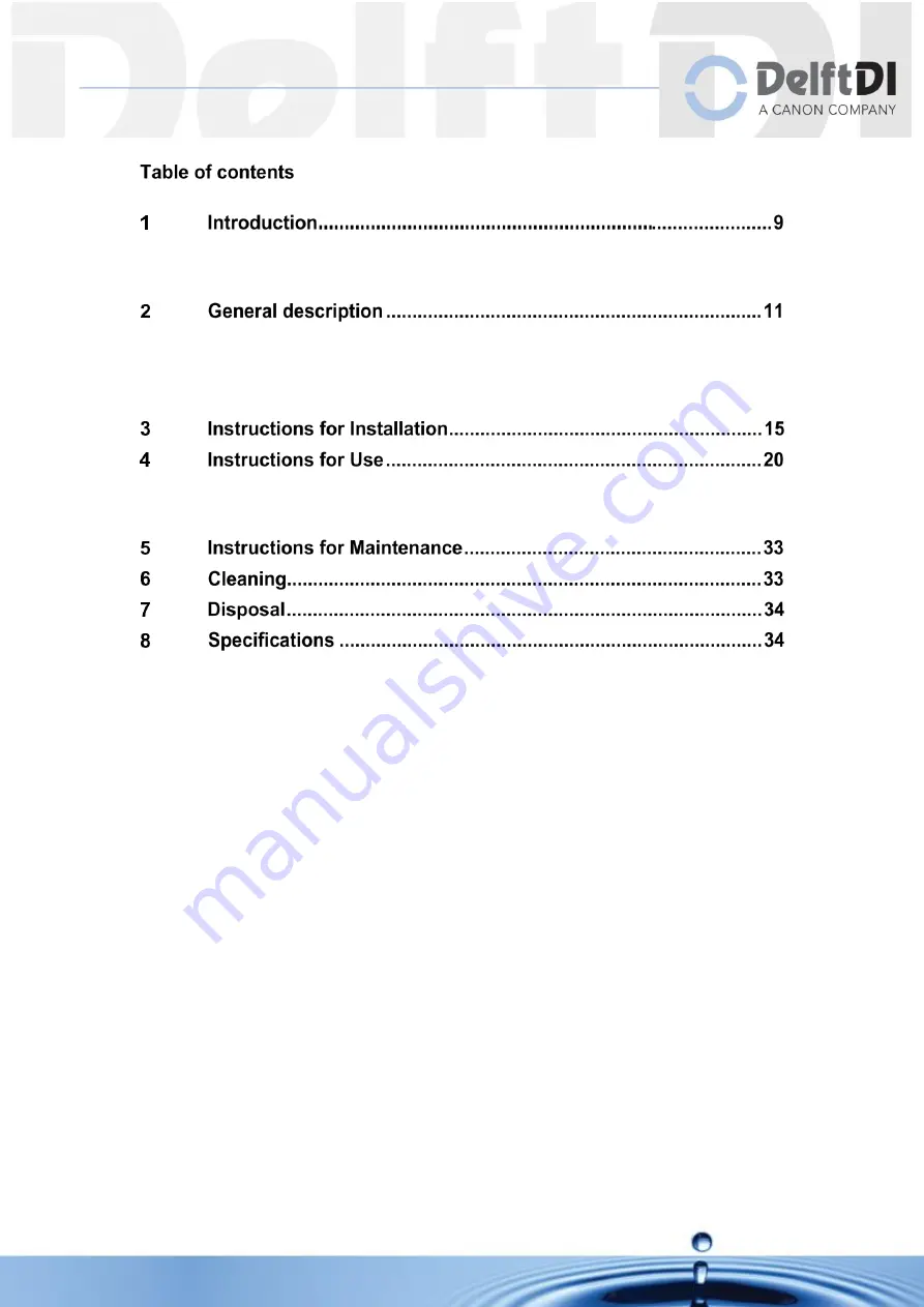 Canon DelftDI LLS-1 User Manual Download Page 8