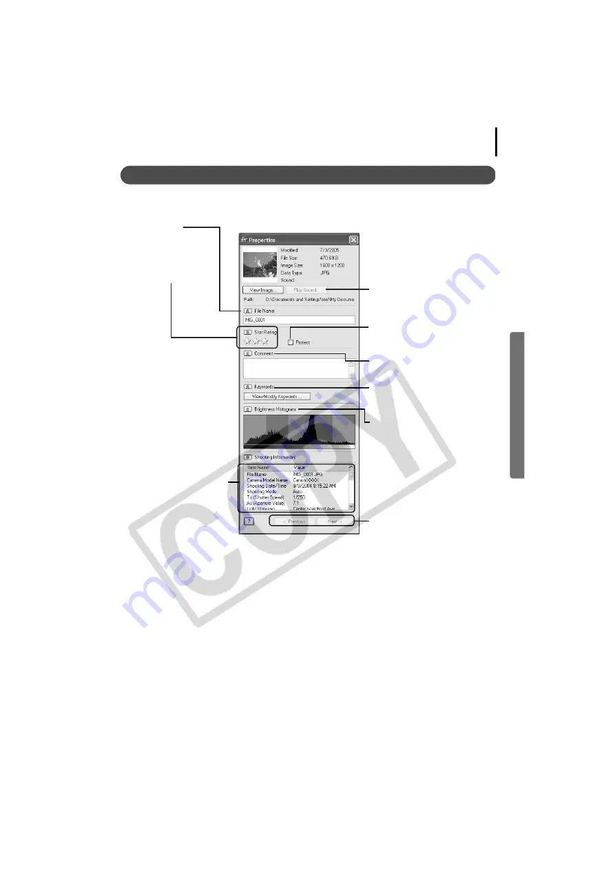 Canon Digital Camera Solution Disk V.27 Software & Wireless Manual Download Page 39