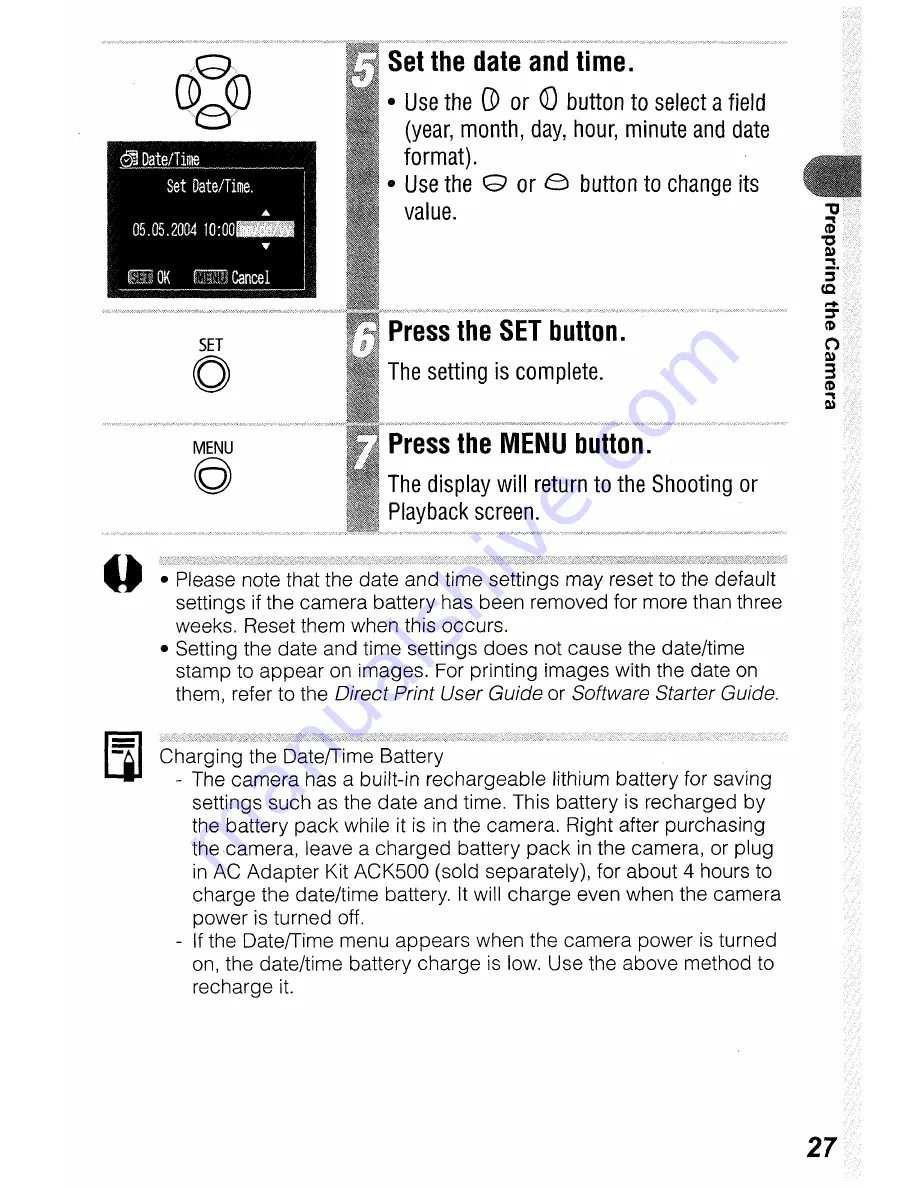 Canon Digital ELPH 300 Quick Start Manual Download Page 35