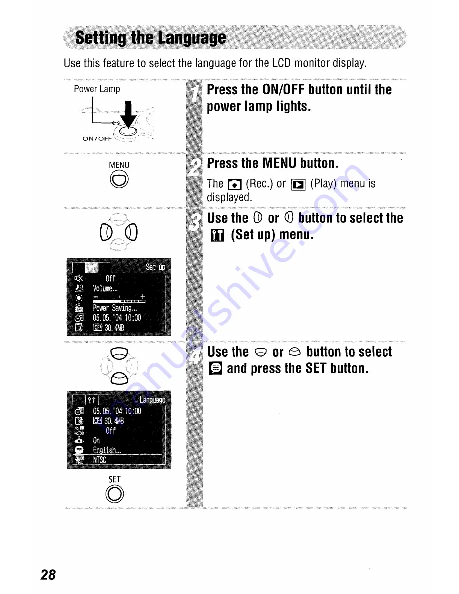 Canon Digital ELPH 300 Quick Start Manual Download Page 36