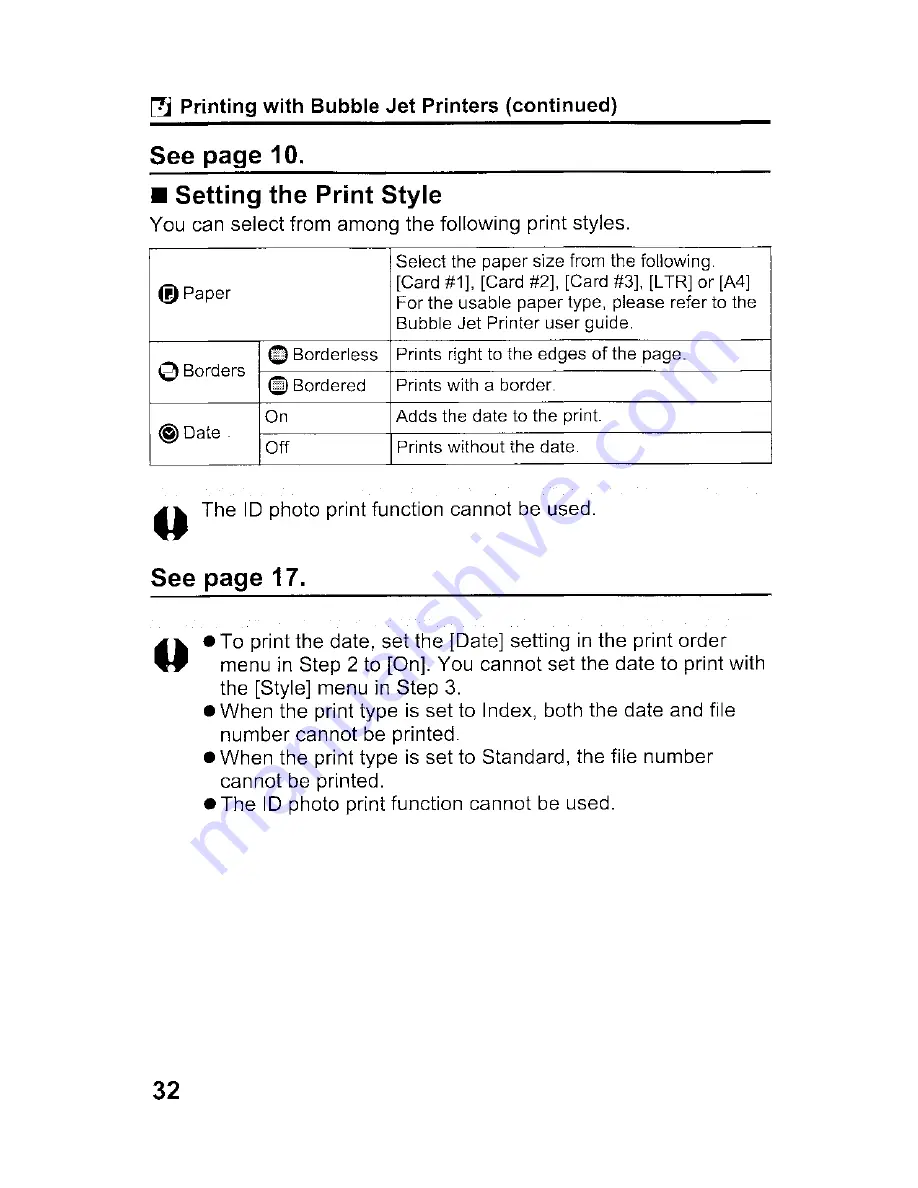 Canon Digital ELPH 300 Quick Start Manual Download Page 203