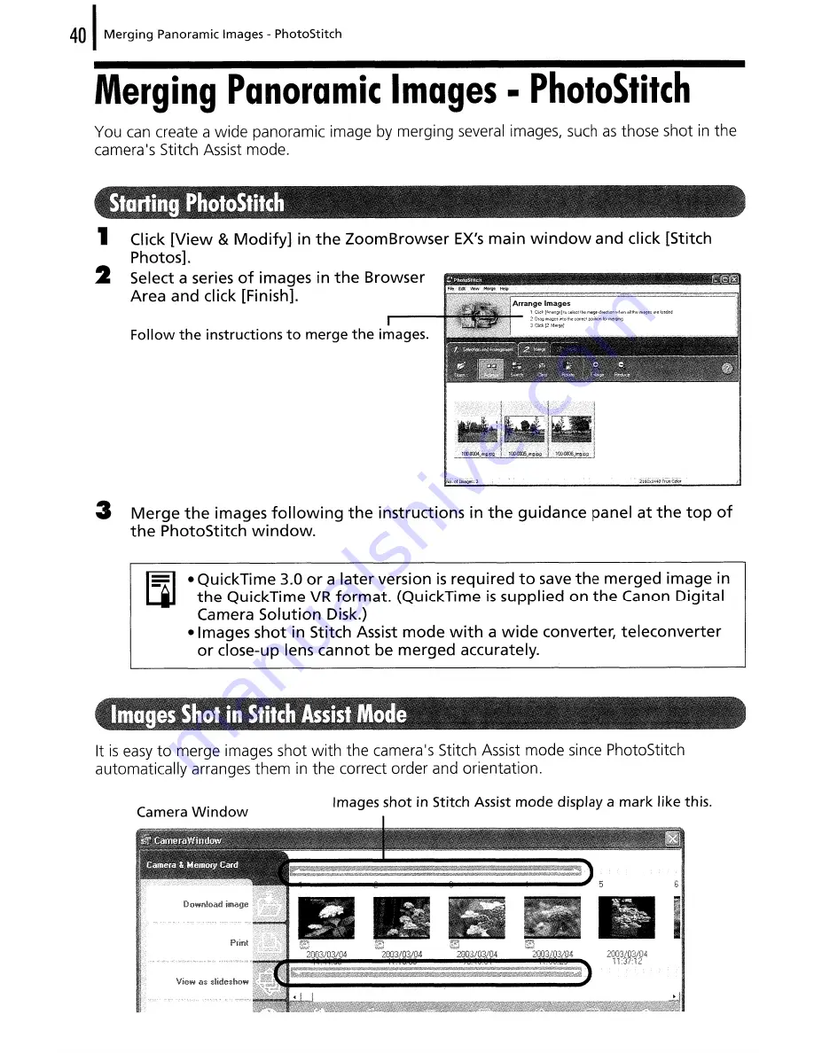 Canon Digital ELPH 300 Quick Start Manual Download Page 251