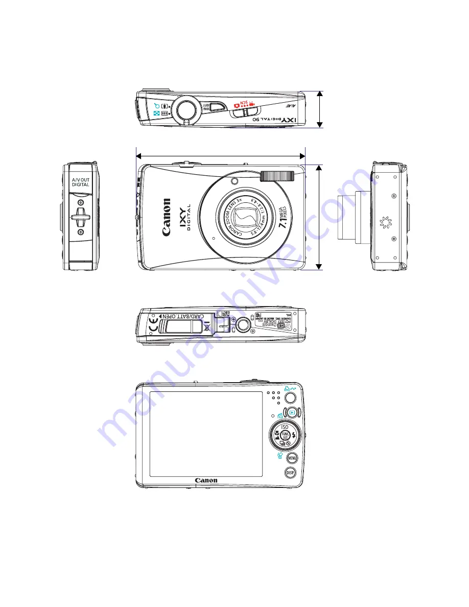 Canon Digital ELPH Service Manual Download Page 11