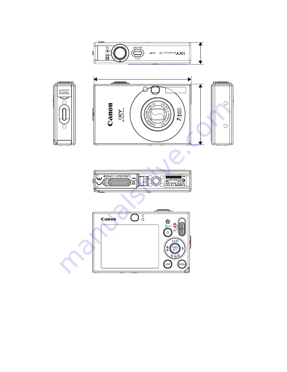 Canon Digital ELPH Service Manual Download Page 12