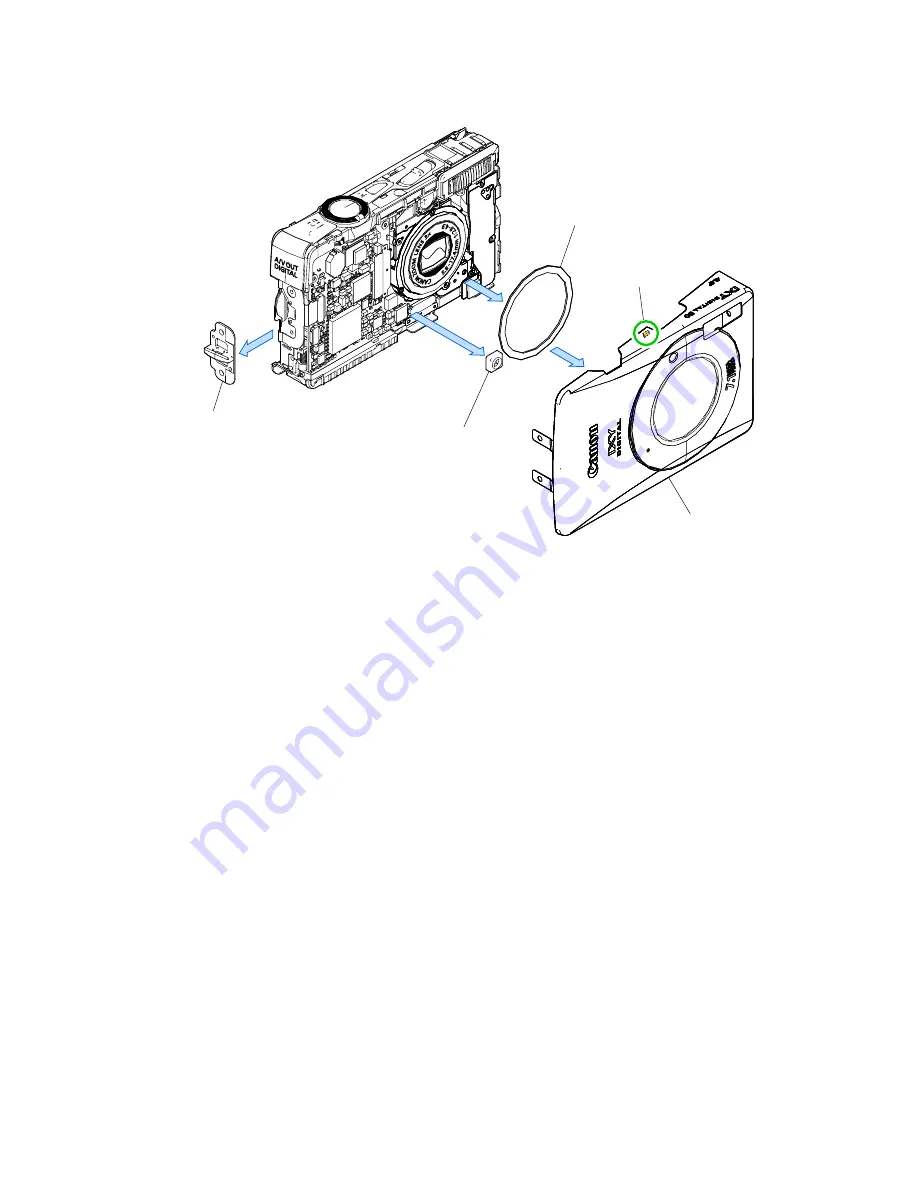 Canon Digital ELPH Service Manual Download Page 59