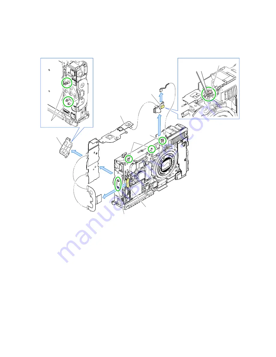 Canon Digital ELPH Service Manual Download Page 65