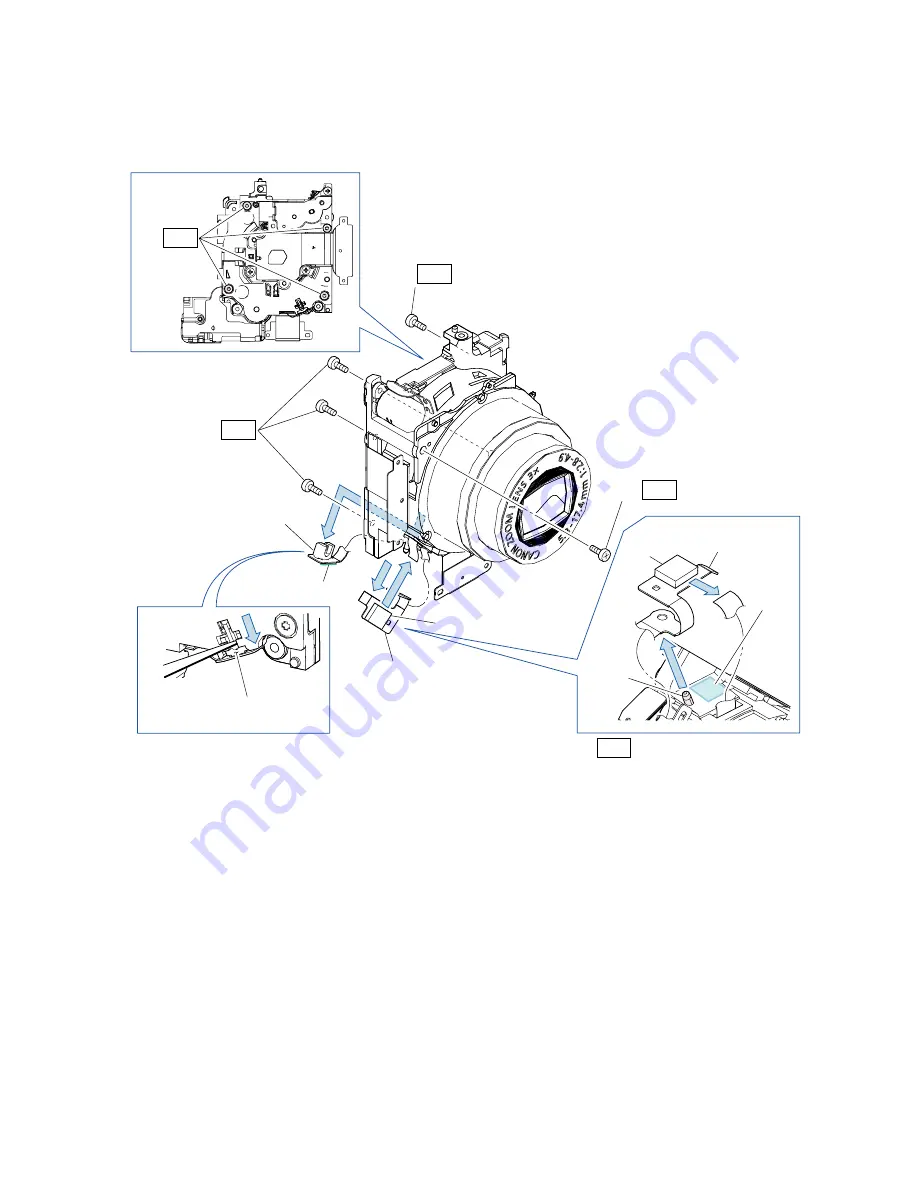 Canon Digital ELPH Service Manual Download Page 75