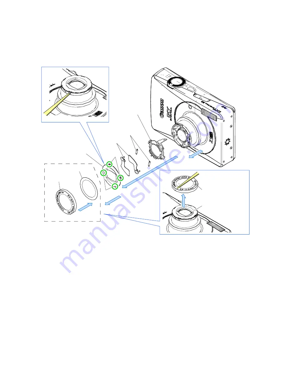 Canon Digital ELPH Service Manual Download Page 79