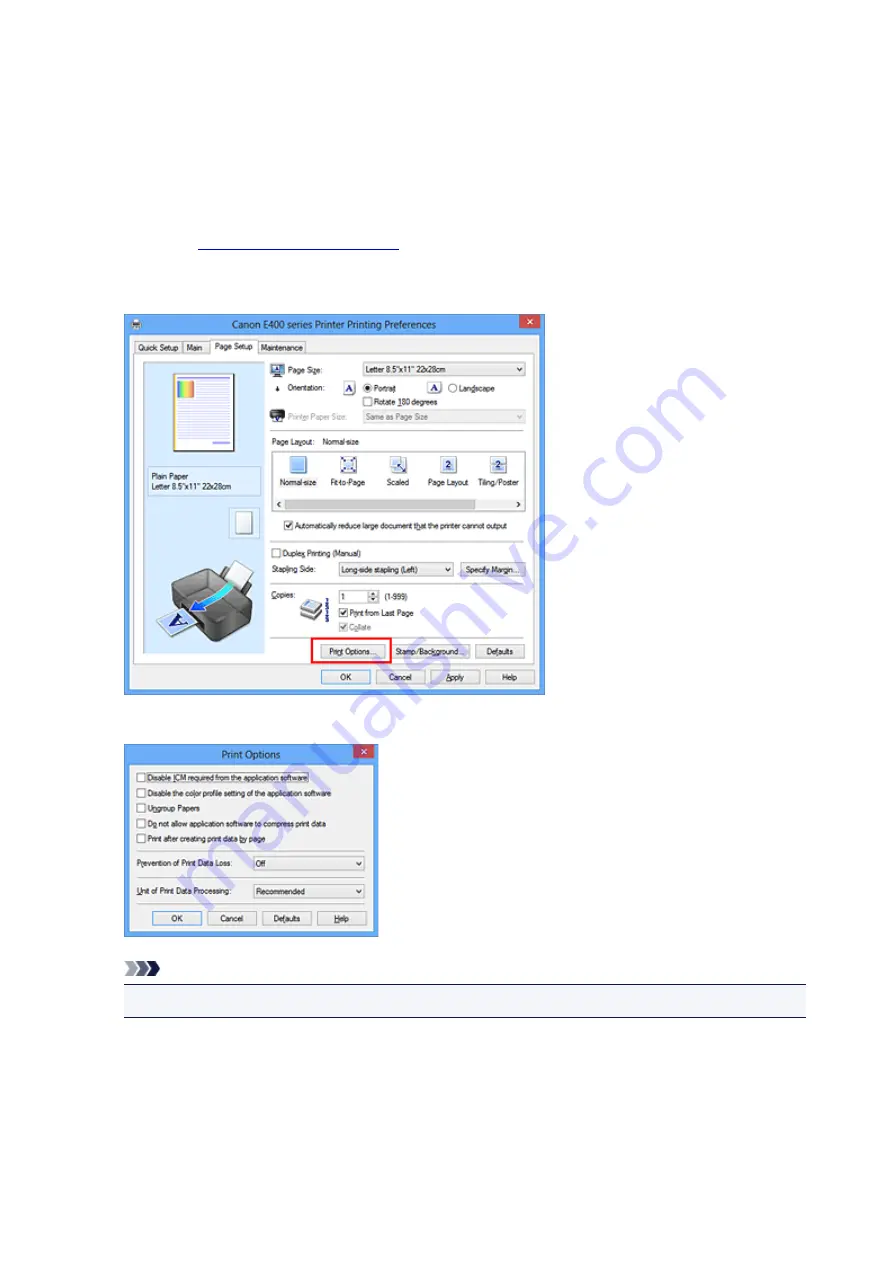 Canon E 400 Online Manual Download Page 106