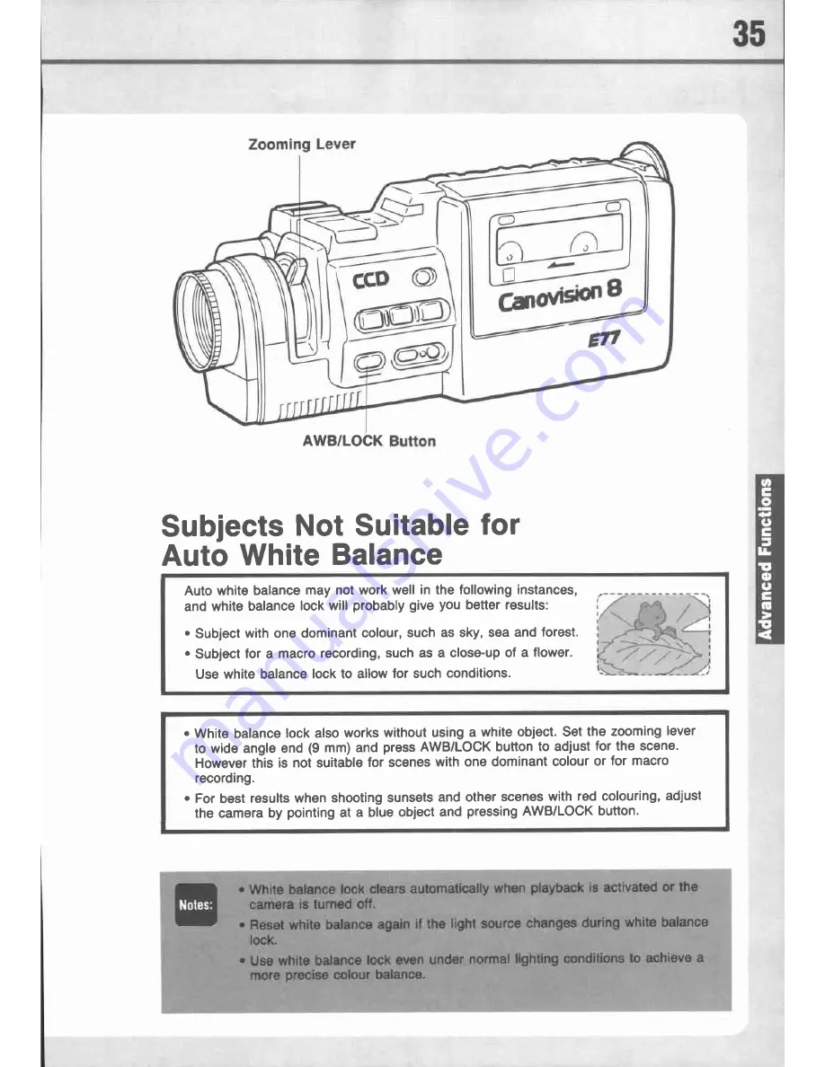 Canon E 77 Скачать руководство пользователя страница 37