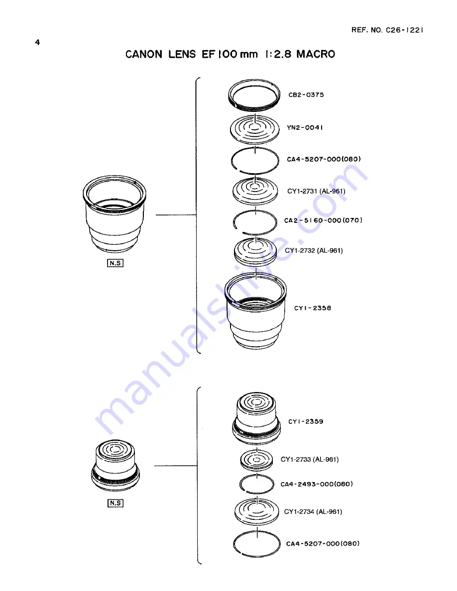 Canon EF 100mm 1:2.0 MACRO Скачать руководство пользователя страница 5