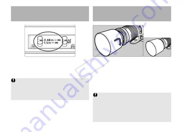 Canon EF 180mm f/3.5L MACRO USM Скачать руководство пользователя страница 6