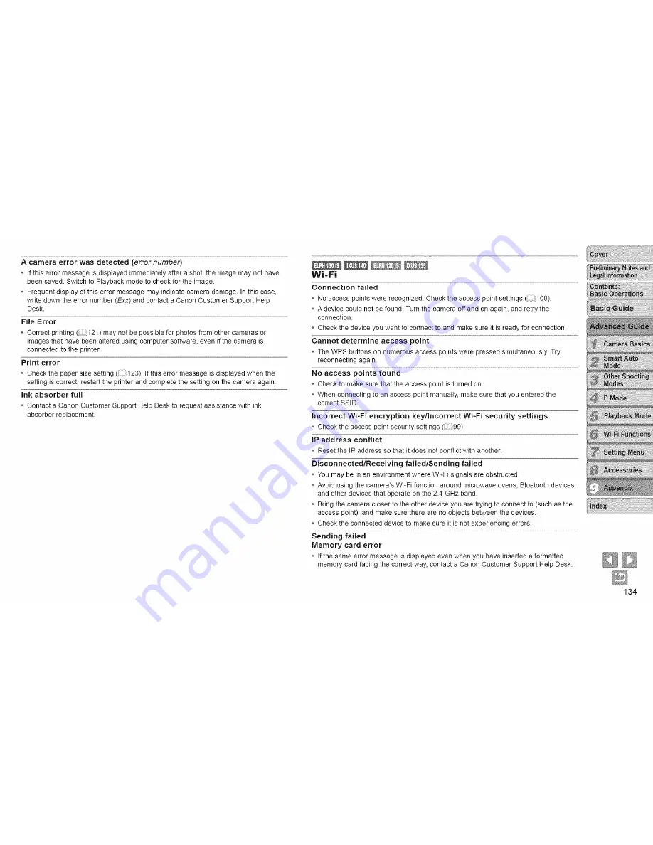 Canon ELPH115IS IXUS 132 User Manual Download Page 134