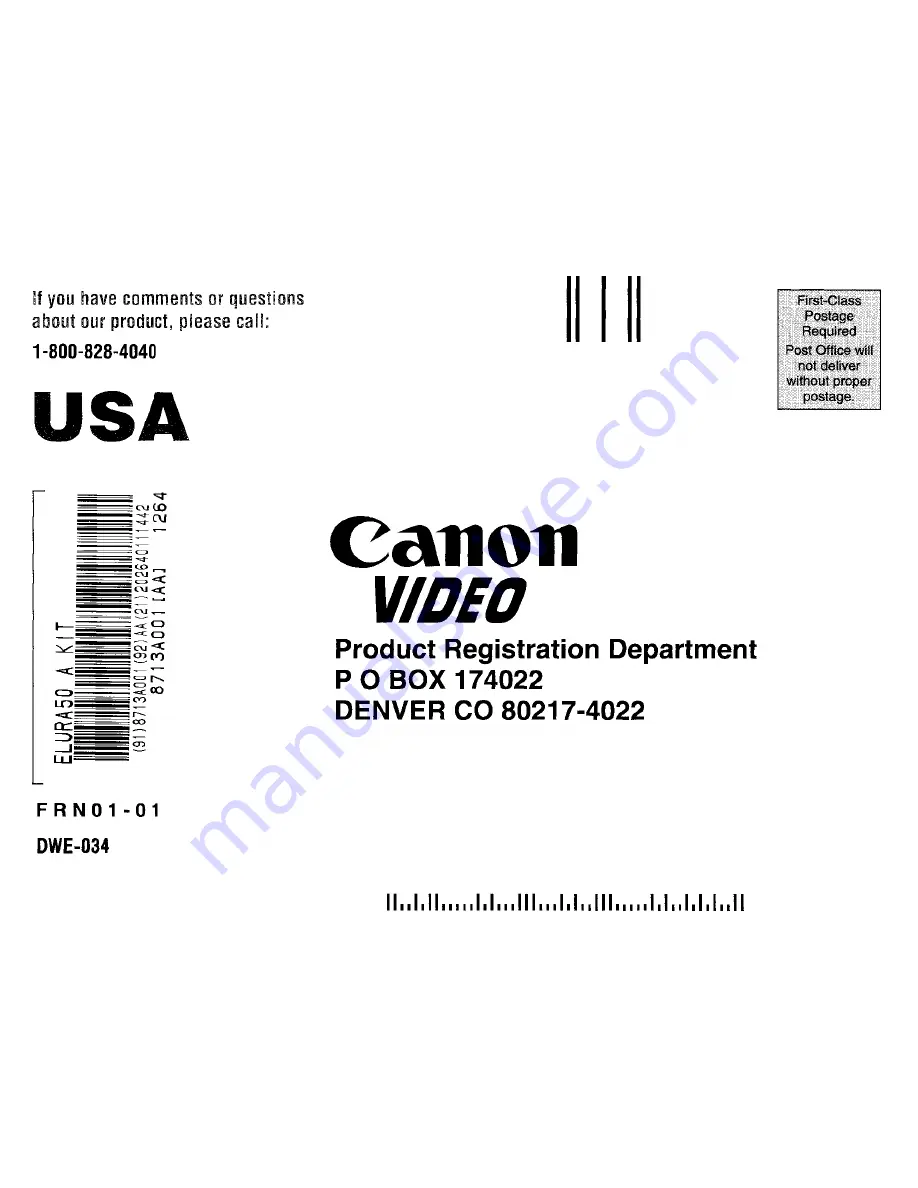 Canon ELURA 50 User Manual Download Page 333