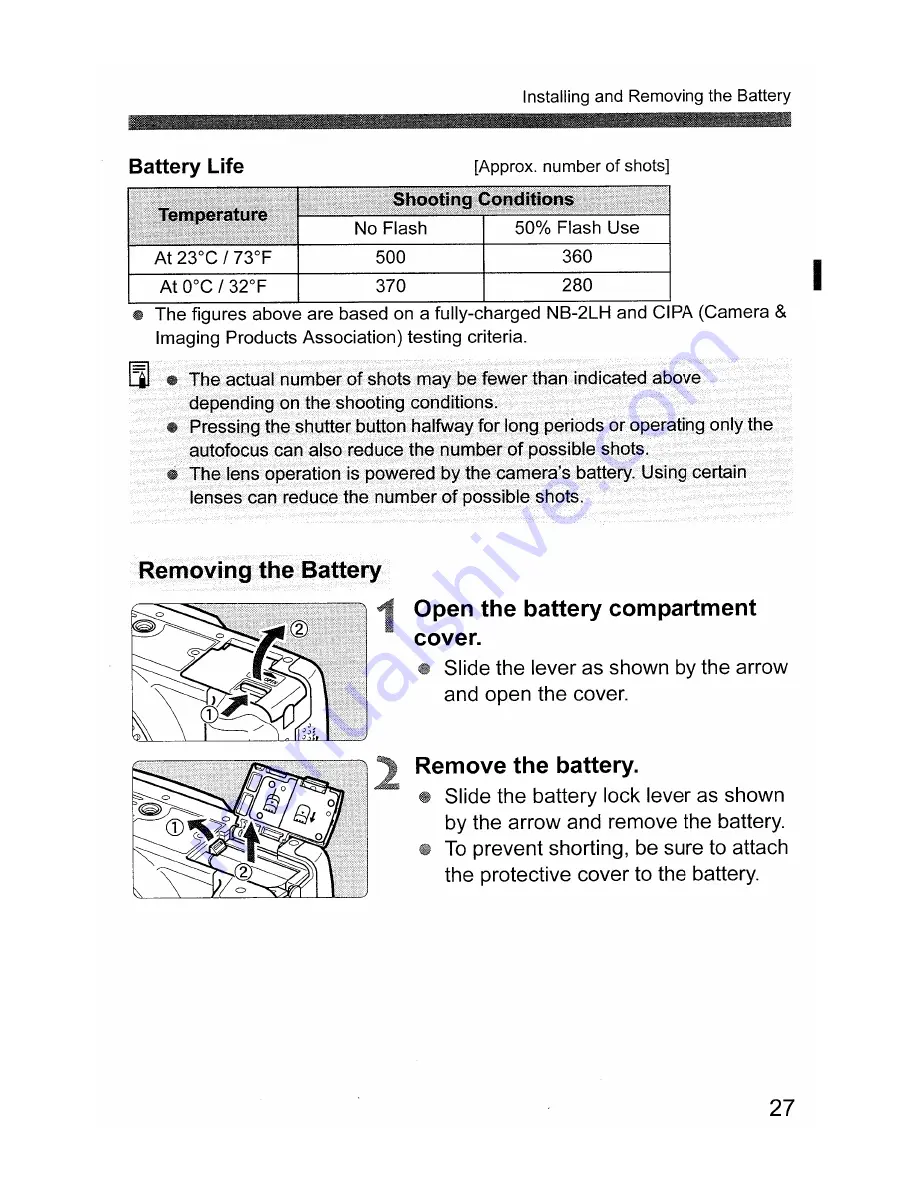 Canon EOS 400D Digital Instruction Manual Download Page 27