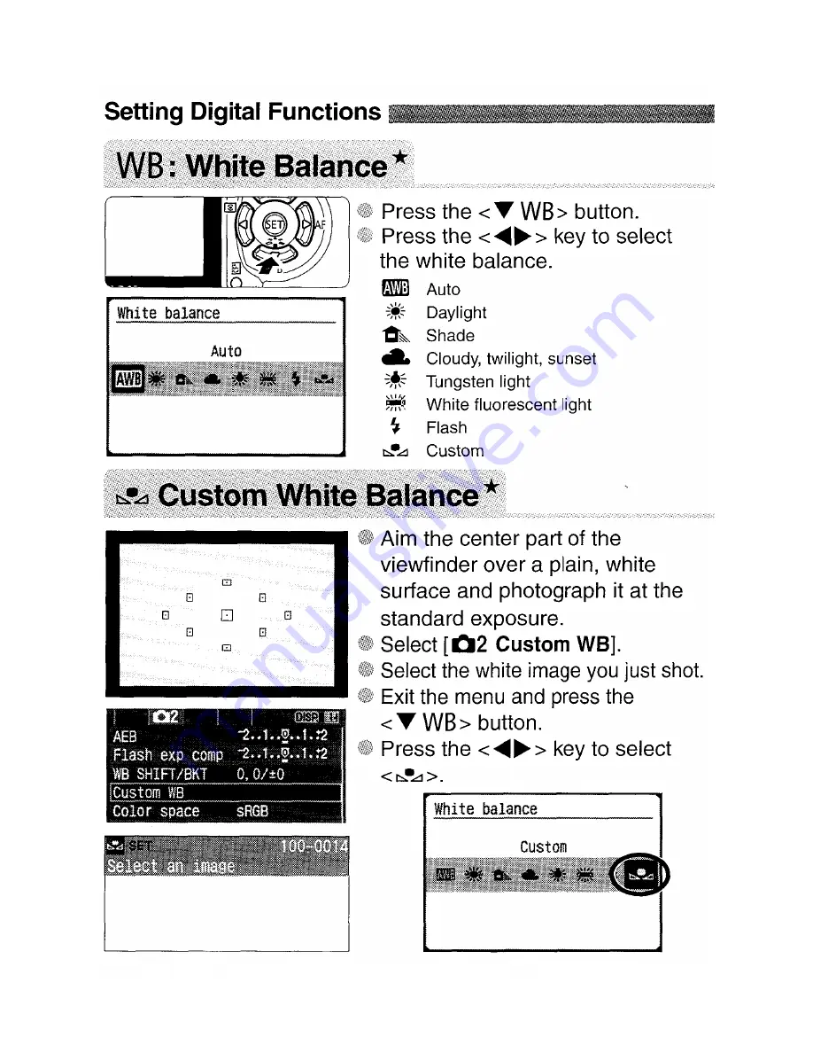 Canon EOS 400D Digital Instruction Manual Download Page 195