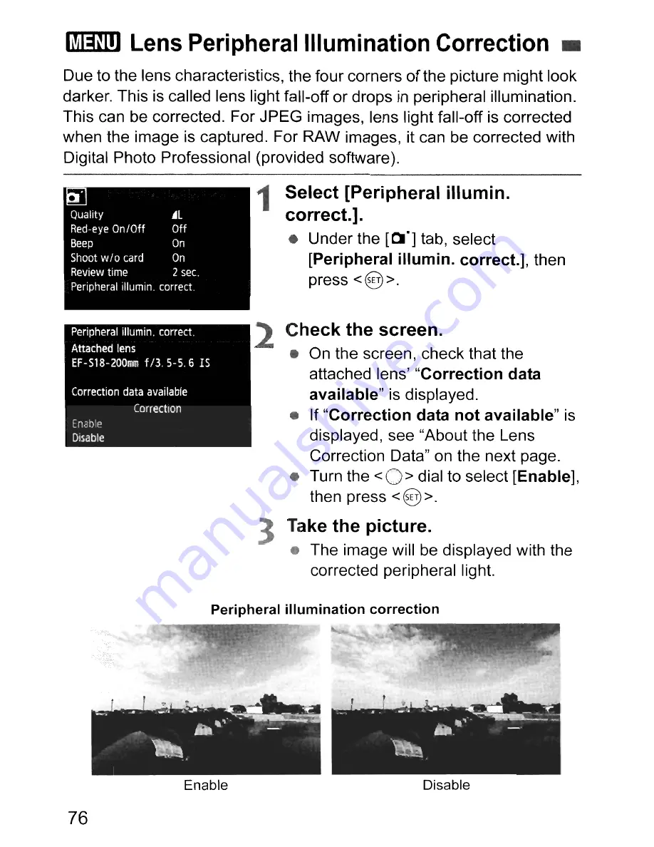 Canon EOS 50D Instruction Manual Download Page 76