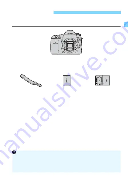 Canon EOS 80D (W) Instruction Manual Download Page 3