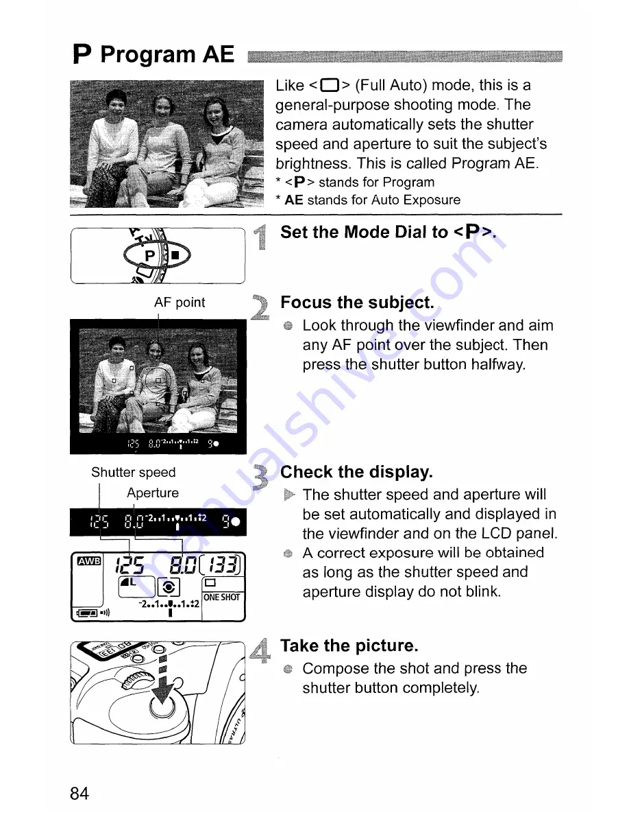 Canon EOS EOS 30D Instruction Manual Download Page 84