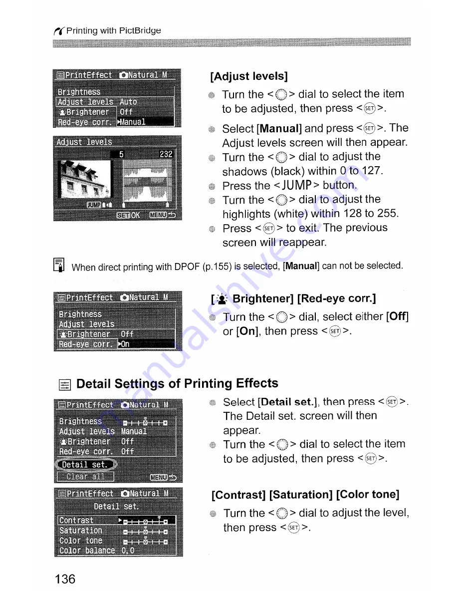 Canon EOS EOS 30D Instruction Manual Download Page 136