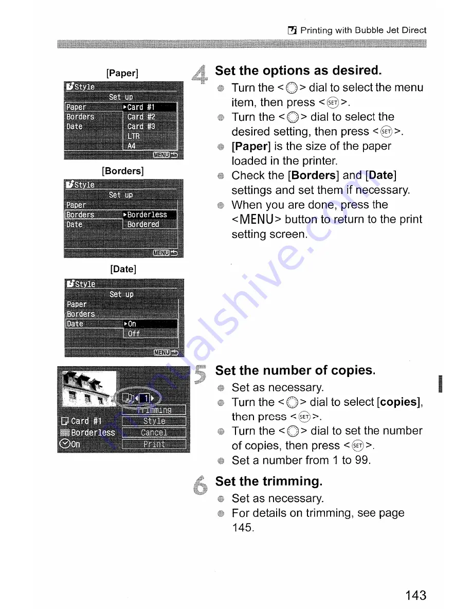 Canon EOS EOS 30D Instruction Manual Download Page 143