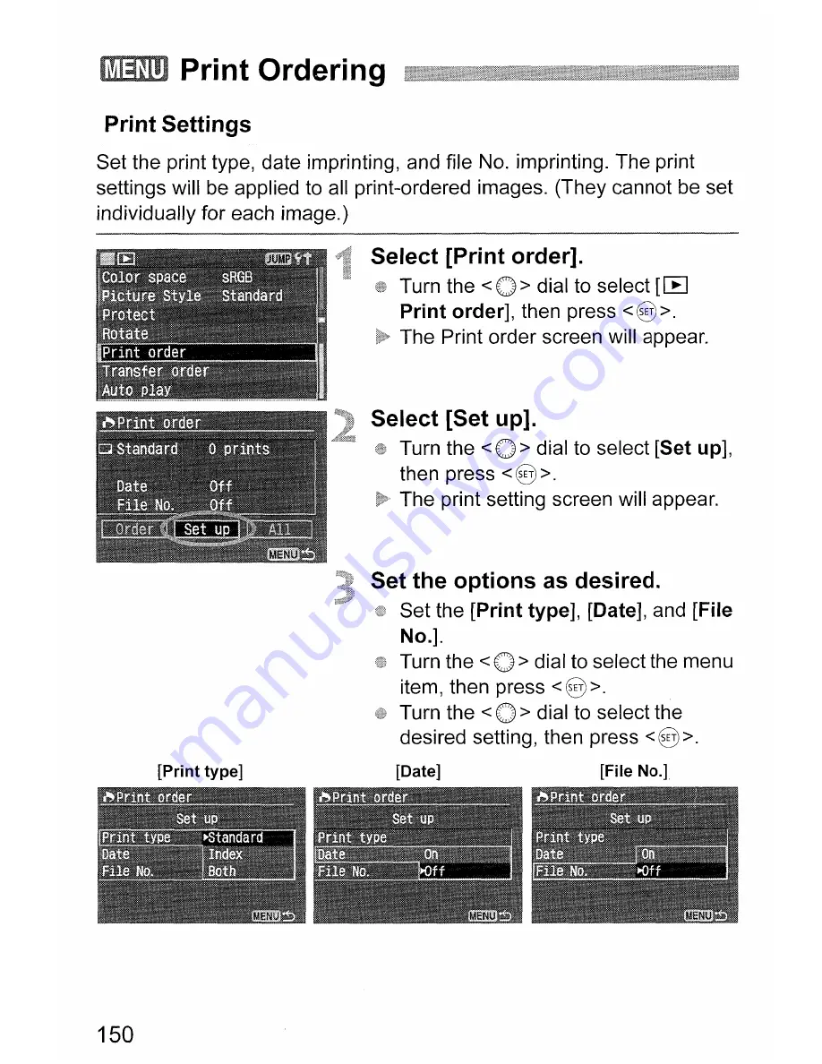 Canon EOS EOS 30D Instruction Manual Download Page 150