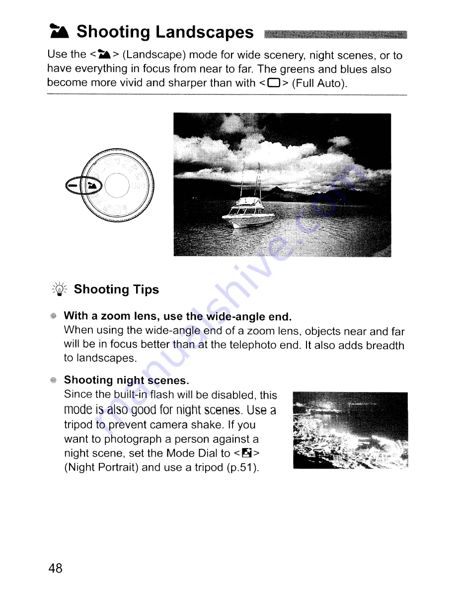 Canon EOS REBEL T1 i/EOS 500D Скачать руководство пользователя страница 48