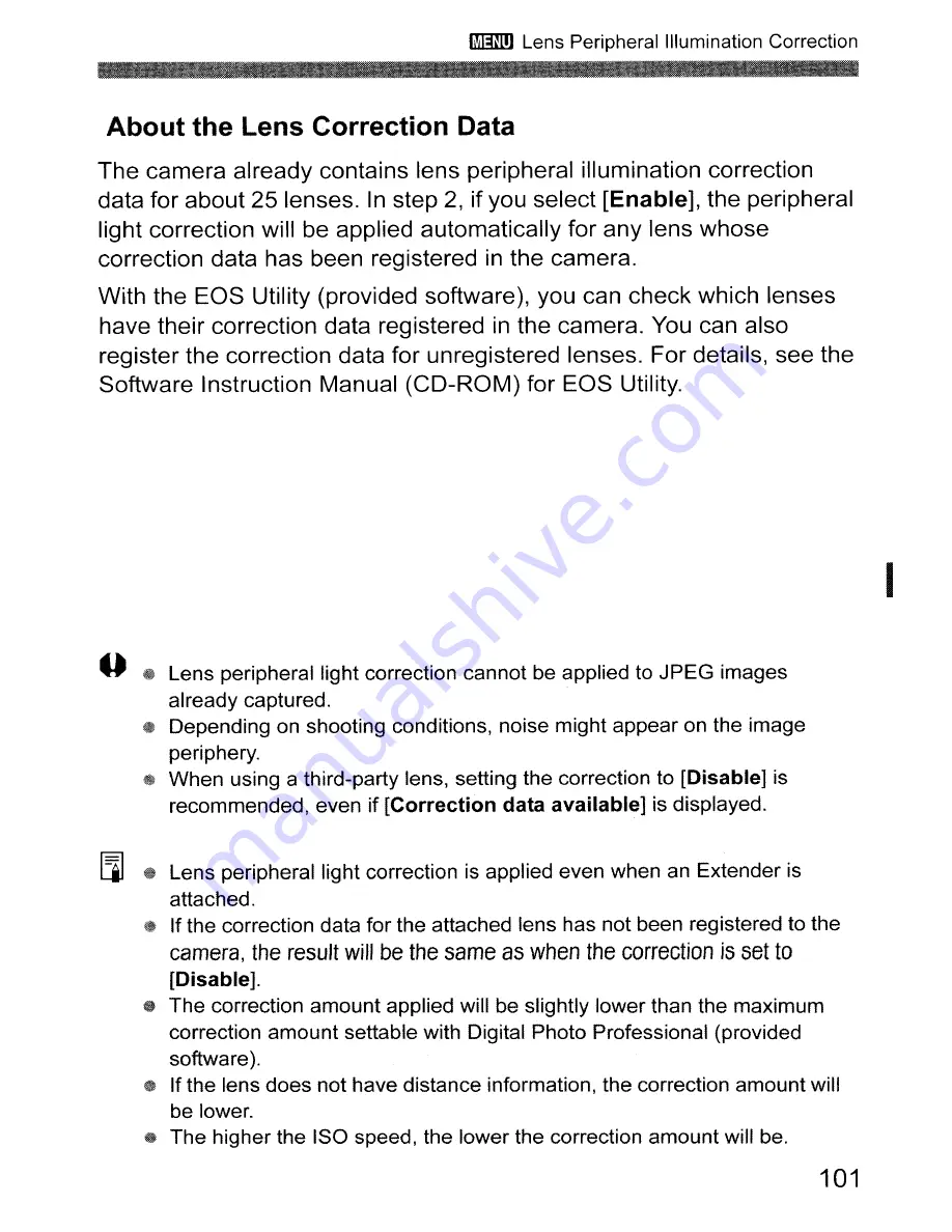 Canon EOS REBEL T1 i/EOS 500D Скачать руководство пользователя страница 101