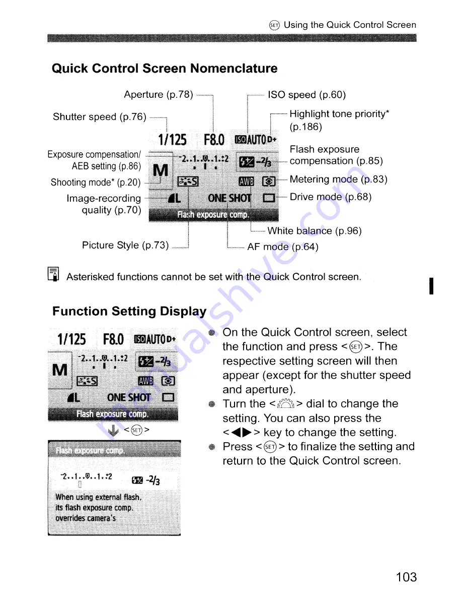 Canon EOS REBEL T1 i/EOS 500D Скачать руководство пользователя страница 103