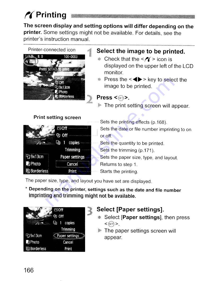 Canon EOS REBEL T1 i/EOS 500D Скачать руководство пользователя страница 166