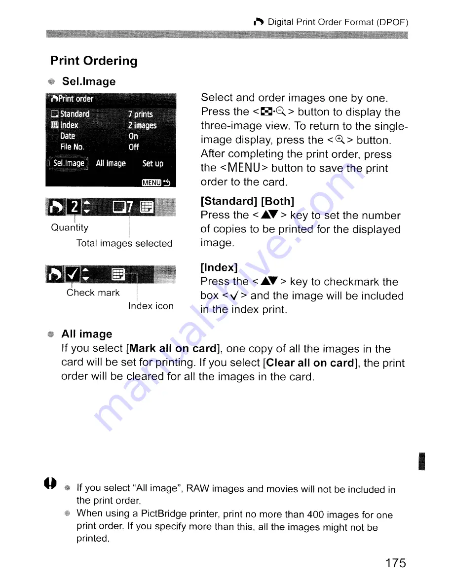 Canon EOS REBEL T1 i/EOS 500D Скачать руководство пользователя страница 175