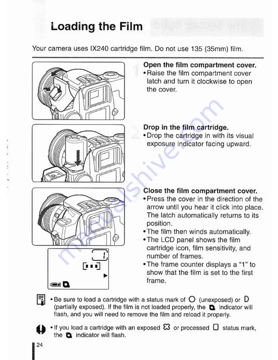 Canon EOSIX Lite Instruction Manual Download Page 24