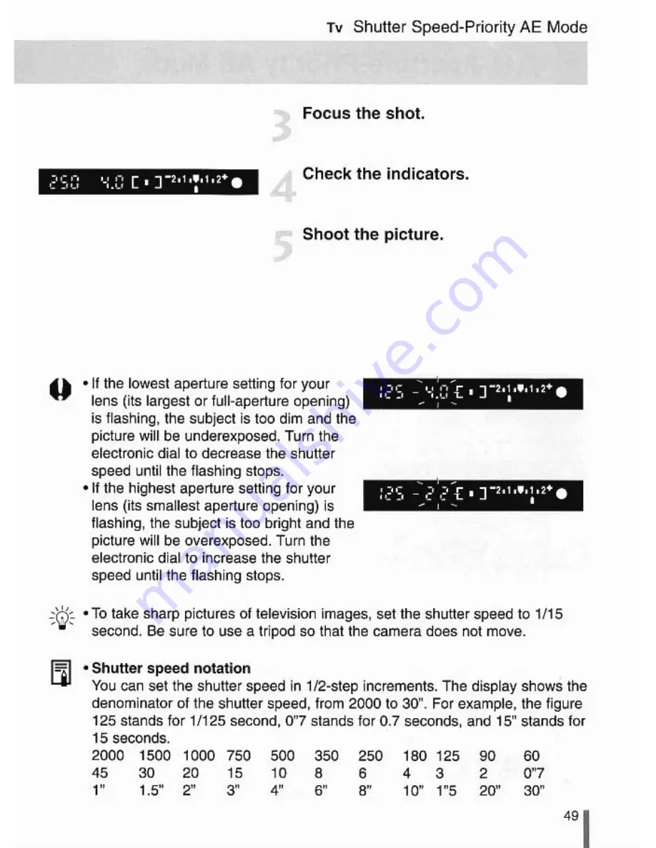 Canon EOSIX Lite Instruction Manual Download Page 49