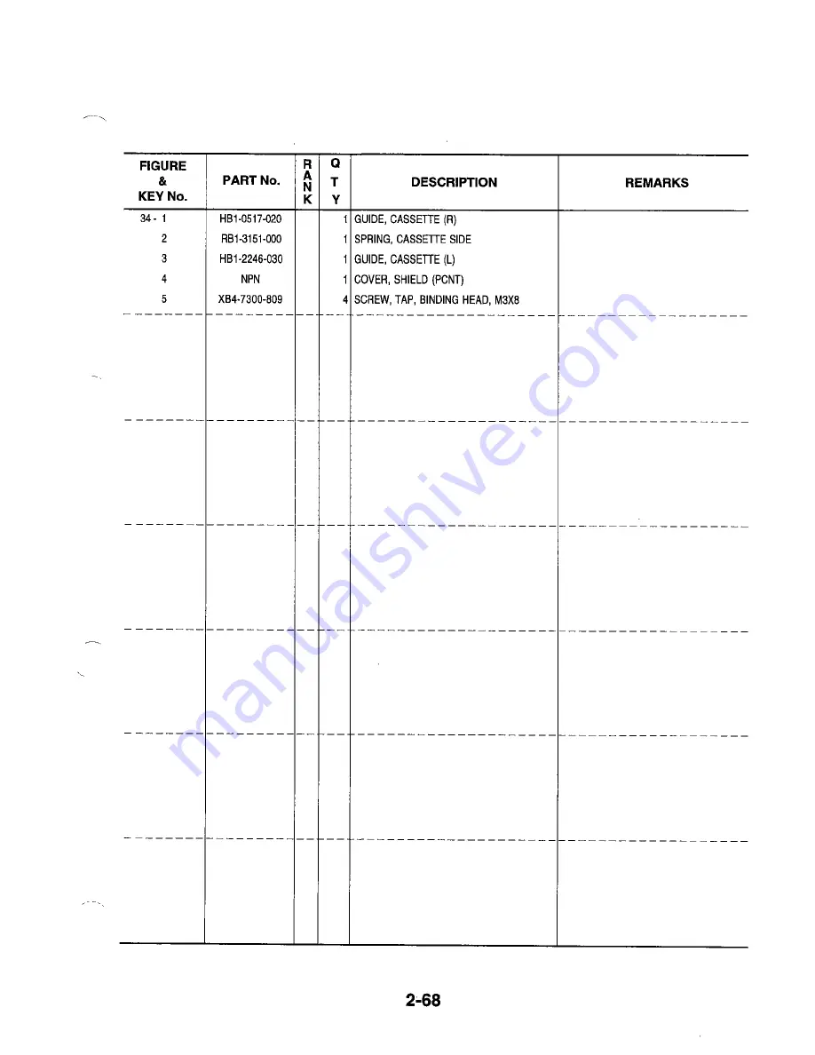 Canon FAX-L900 Parts Catalog Download Page 83