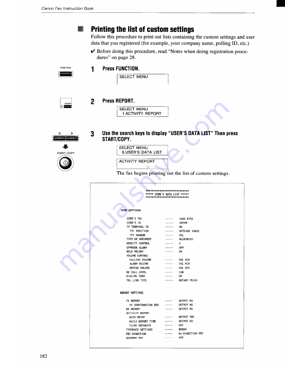 Canon FAXPHONE B140 Скачать руководство пользователя страница 199