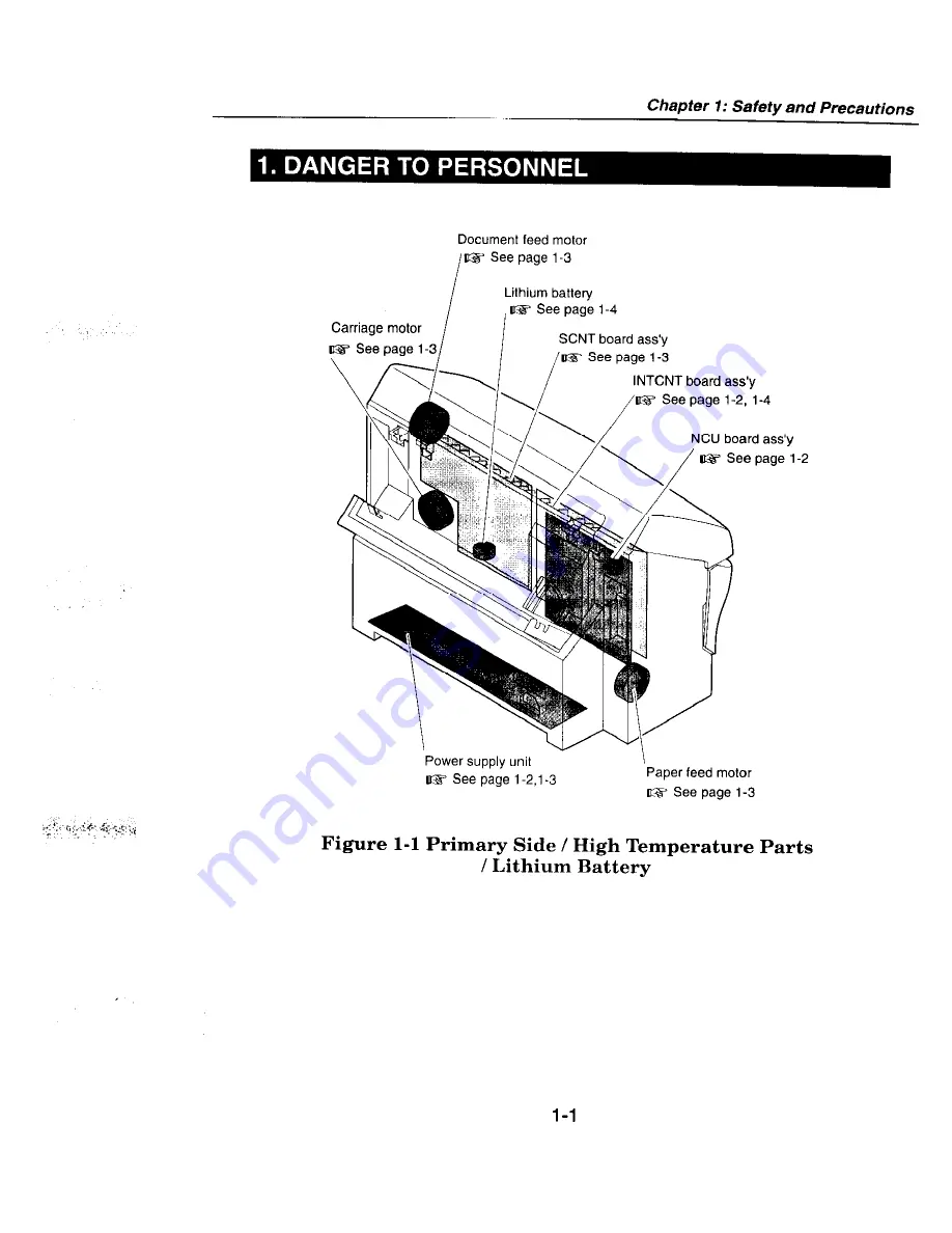 Canon FP B640 Service Manual Download Page 13