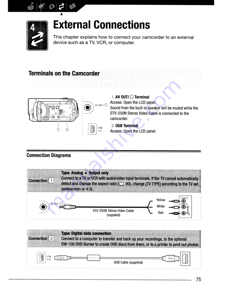 Canon FS20 Quick Manual Download Page 131