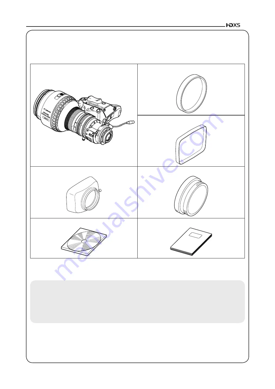 Canon HD XS HJ15ex8.5B Operation Manual Download Page 70