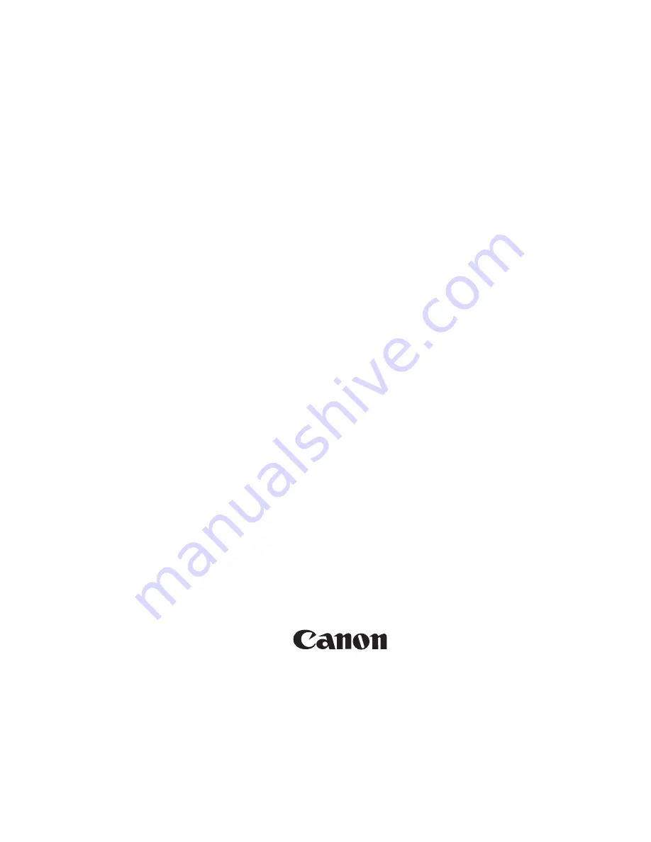 Canon i550 Service Manual Download Page 1