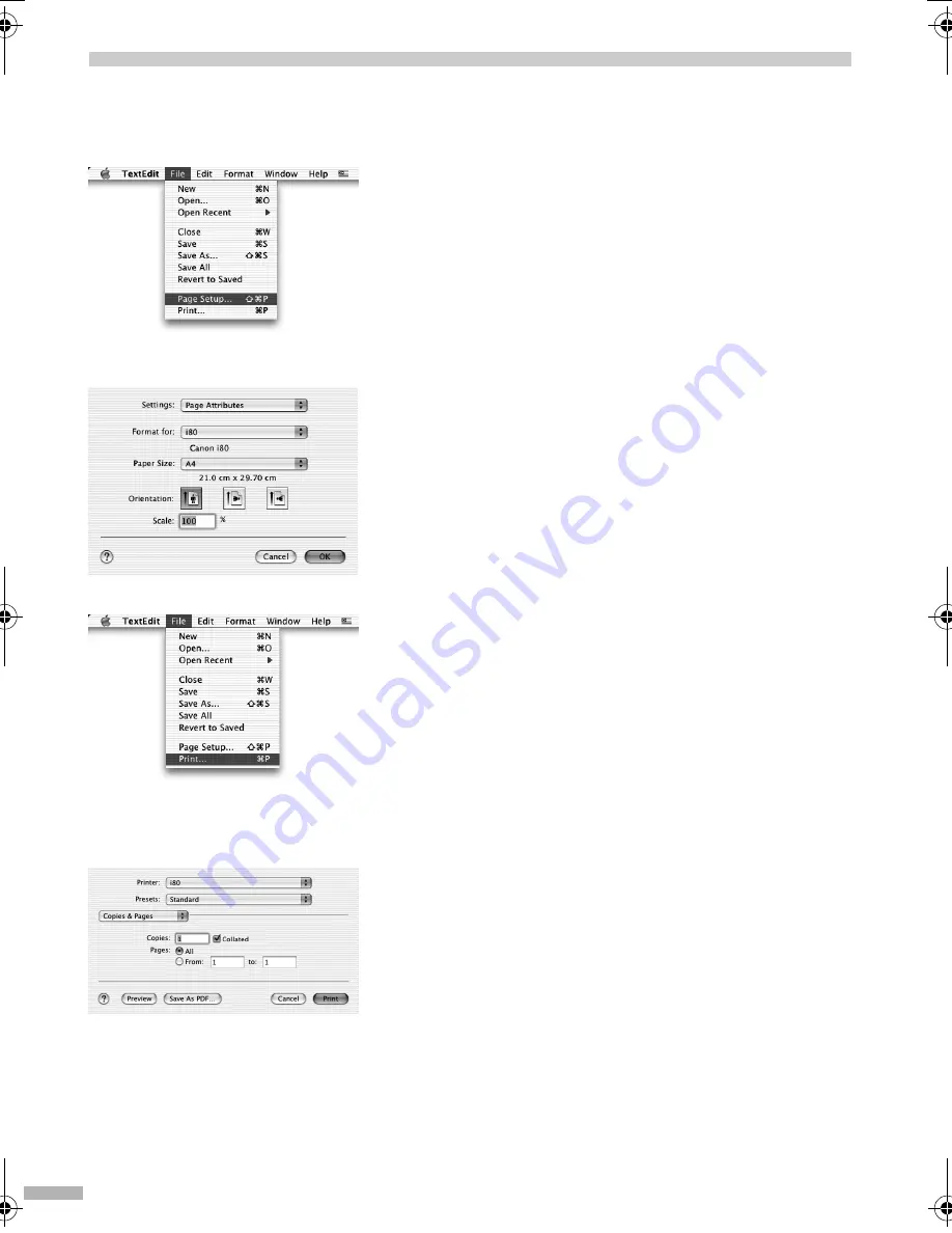 Canon i80 Series Quick Start Manual Download Page 18