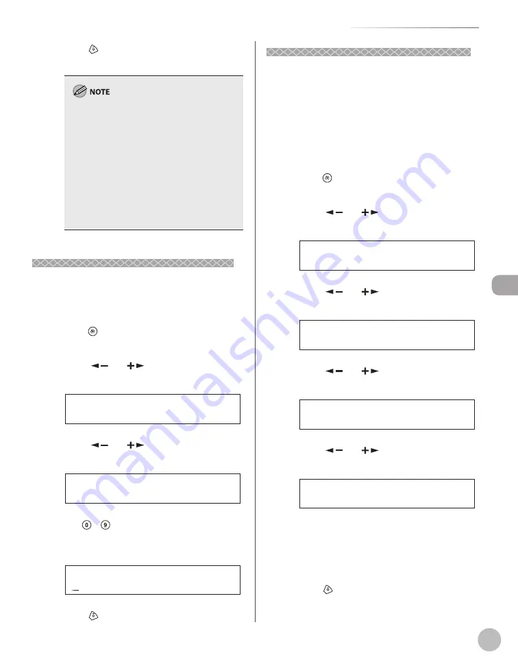 Canon ImageCLASS D420 Basic Operation Manual Download Page 110