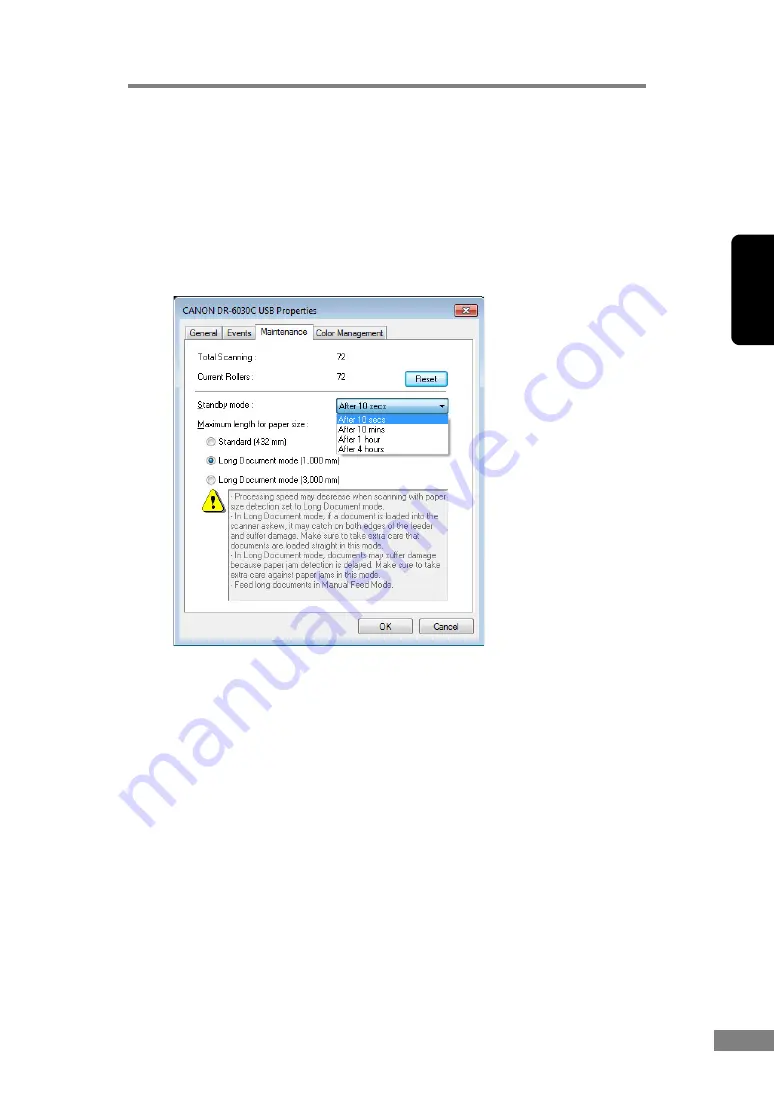 Canon imageFORMULA DR-6030C User Manual Download Page 67