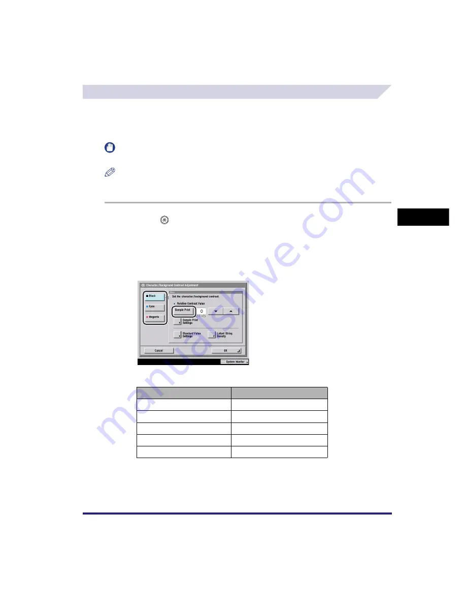 Canon imagePRESS C1+ Reference Manual Download Page 249