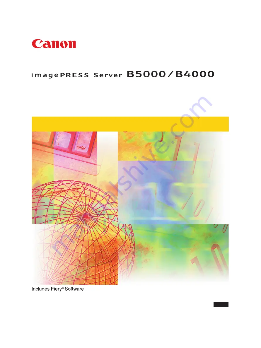 Canon imagePRESS Server B4000 Скачать руководство пользователя страница 1